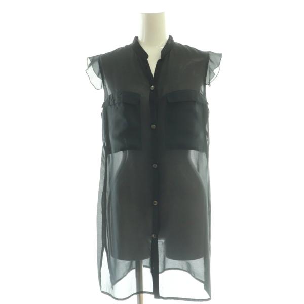 アディアム ADEAM シアーブラウス 2 ブラック 29973 /DO ■OS レディース