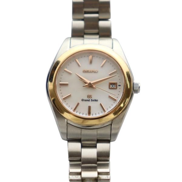 グランドセイコー GRAND SEIKO GS 腕時計 クォーツ デイト シルバーカラー STGF0...