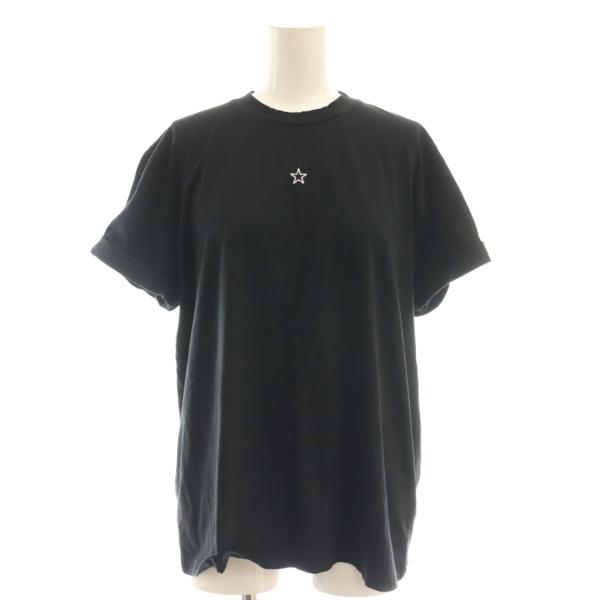 ステラマッカートニー STELLA McCARTNEY ミニスター刺繍Tシャツ カットソー 38 ブ...