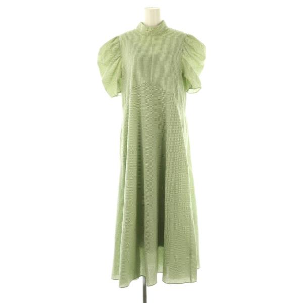 アメリヴィンテージ Ameri VINTAGE GINGHAM CHECK ALINE DRESS ...