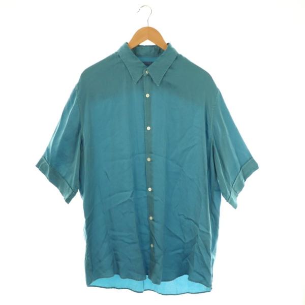 セモー semoh Plant Dyed S/S Shirt シャツ 半袖 3 ライトブルー /DF...