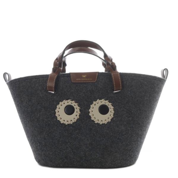 アニヤハインドマーチ ANYA HINDMARCH eyes フェルト スモール トートバッグ ハン...
