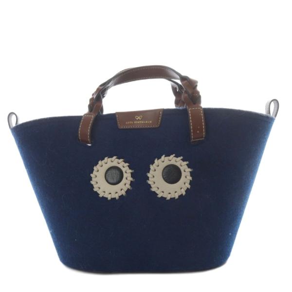 アニヤハインドマーチ ANYA HINDMARCH eyes フェルト スモール トートバッグ ハン...