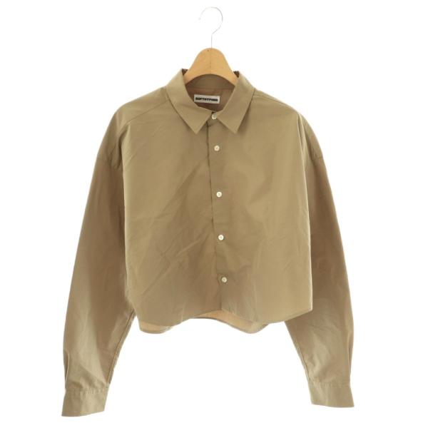 ソフトハイフン SOFTHYPHEN TYPEWRITER CROPPED SHIRT シャツ 長袖...