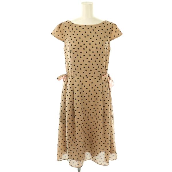 トッカ TOCCA 【洗える!】CHEERFUL JOY DOT ドレス ワンピース ミモレ ロング...