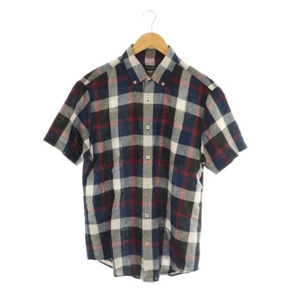 ブラックレーベルクレストブリッジ BLACK LABEL CRESTBRIDGE リネン混チェック柄...