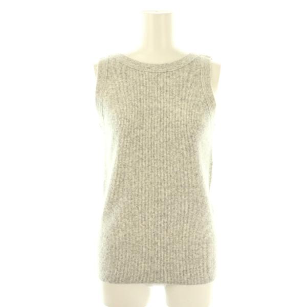 ミラオーウェン Mila Owen 25AW 2wayアメスリウォームリブニット タンクトップ Uネ...