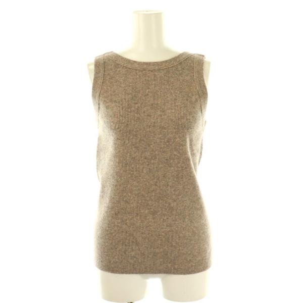 ミラオーウェン Mila Owen 25AW 2wayアメスリウォームリブニット タンクトップ Uネ...