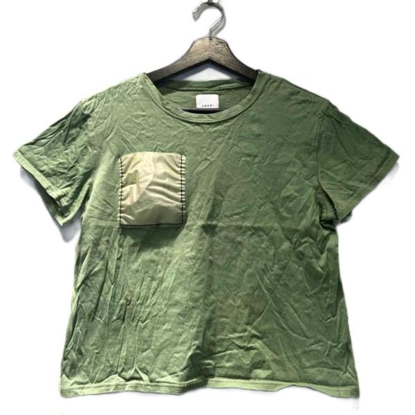 アメリヴィンテージ Ameri VINTAGE Tシャツ カットソー 半袖 コットン 緑 グリーン ...