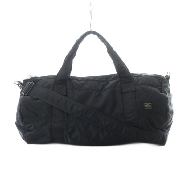 ポーター PORTER 吉田カバン タンカー ドラムバッグ ボストンバッグ 旅行 大容量 黒 ブラッ...