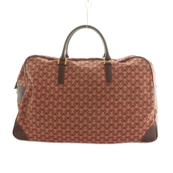 アニヤハインドマーチ ANYA HINDMARCH ボストンバッグ 総柄 ピンク /MI ■OS レ...