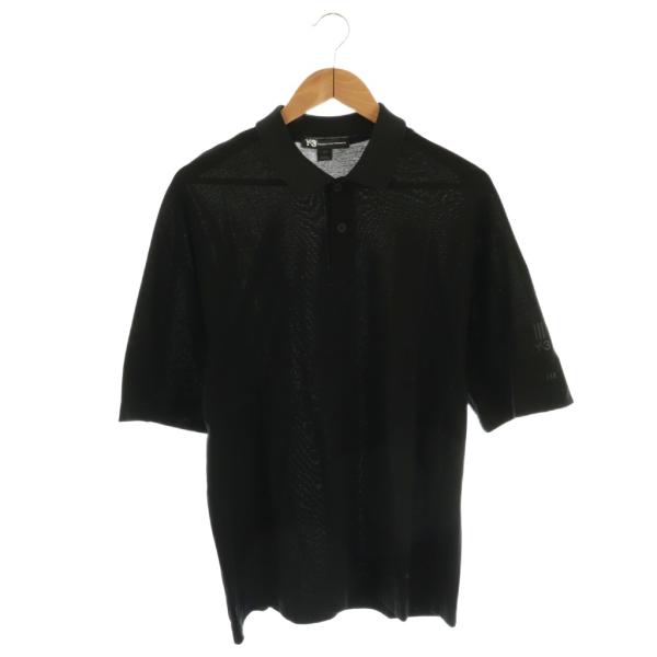ワイスリー Y-3 U NEW CLASSIC POLO ポロシャツ 五分袖 L 黒 ブラック /A...