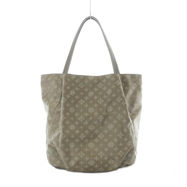 ラシット RUSSET トートバッグ ナイロン レザー ベージュ モノグラム柄 /RI ■OS レデ...