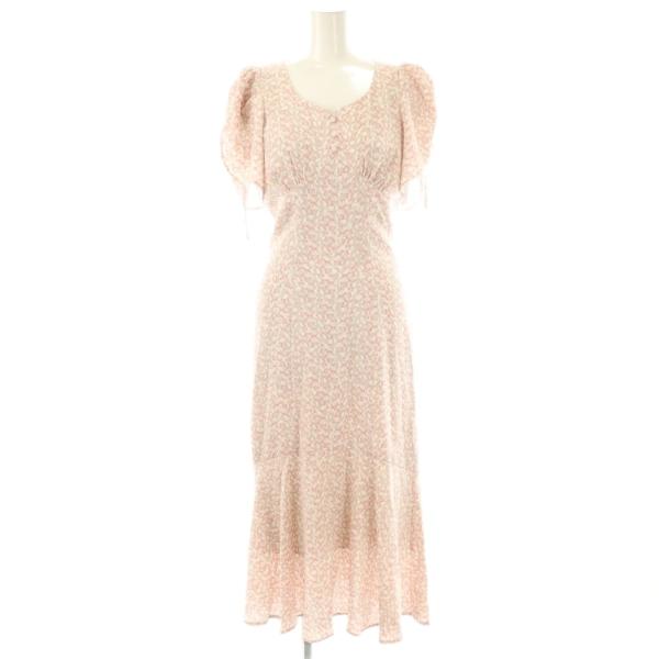 未使用品 スナイデル SNIDEL SusTaina バリエプリントワンピース マーメイド 0 ピン...