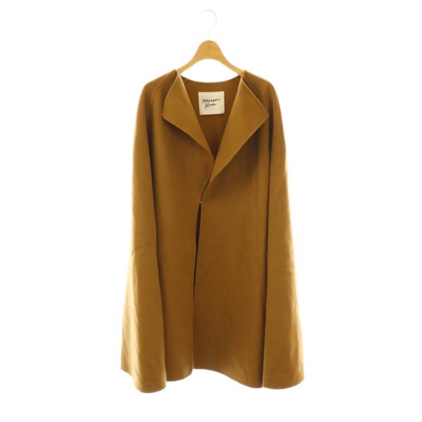 メゾンイエナ Maison IENA リバーケープコート ポンチョ キャメル /DF ■OS レディ...