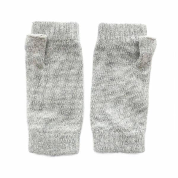 ジョンストンズオブエルガン Johnstons of Elgin カシミアリブリストウォーマー 手袋...