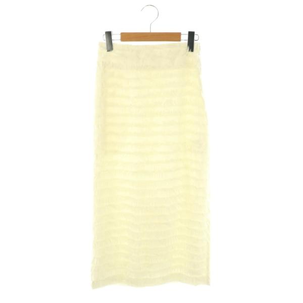 ジプソフィア Gypsohila Feather Skirt フェザースカート タイトスカート 36...