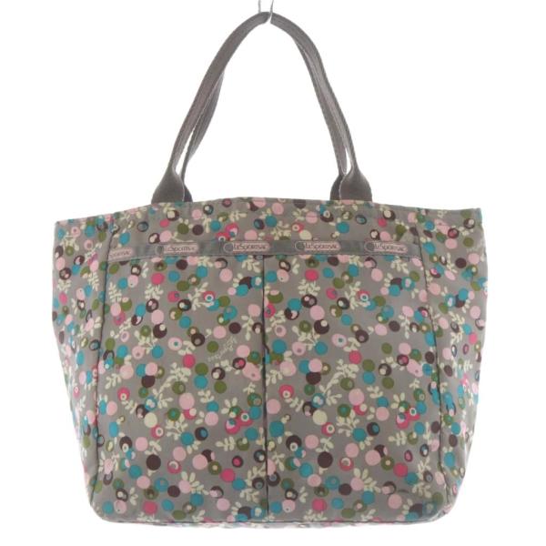 レスポートサック LesportSAC トートバッグ ハンドバッグ グレー /SR レディース