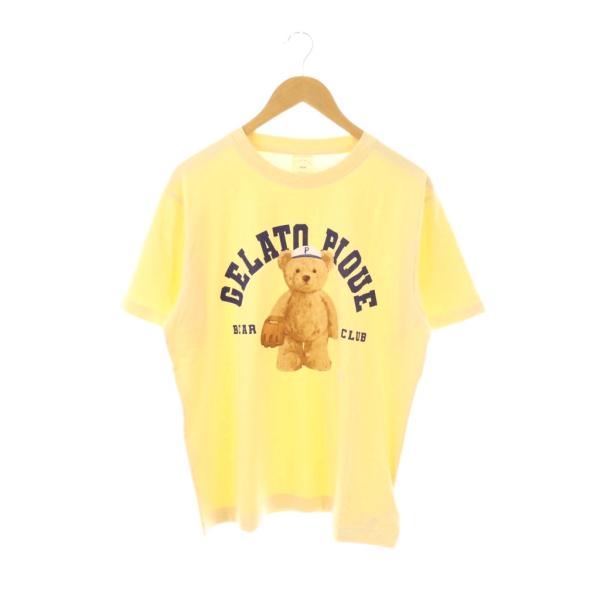 未使用品 ジェラートピケ gelato pique 25AW スポーティーベアワンポイントTシャツ ...
