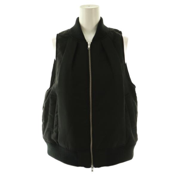 リエンダ rienda 24SS アメスリタックMA-1ベスト F ブラック /DO ■OS レディ...