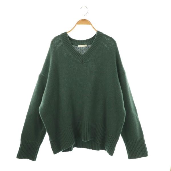 ギャルリーヴィー GALERIE VIE トゥモローランド ファインウール Vネックプルオーバー ニ...