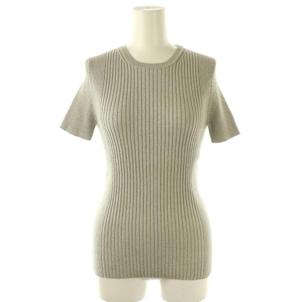 カナコサカイ KANAKOSAKAI 25SS GLITTER RIBBED KNIT T-SHIR...