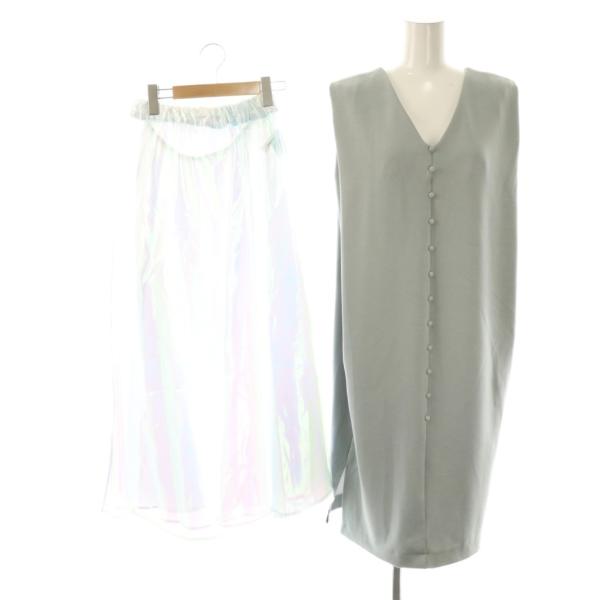 アメリヴィンテージ Ameri VINTAGE AURORA LAYERED DRESS ワンピース...
