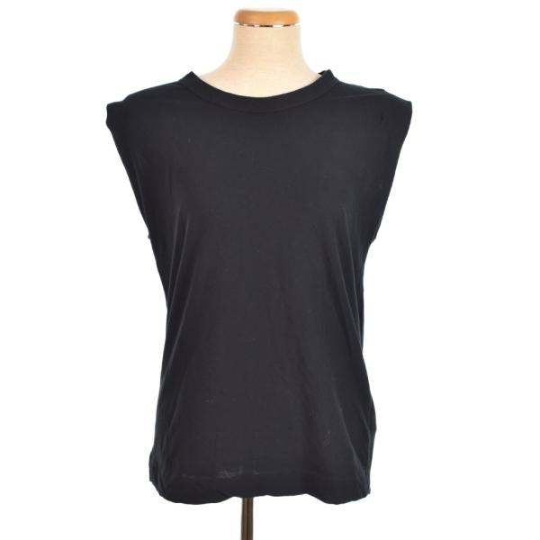 エイトン ATON TANKTOP フレンチスリーブTシャツ 02 黒 ブラック KK.AG.KM....