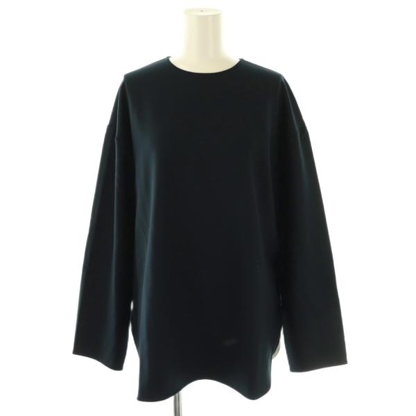 ヨリ yori 23AW ウォーム裏起毛Tee Tシャツ カットソー 長袖 F 濃紺 /NR ■OS...