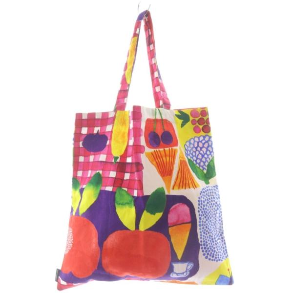 マリメッコ marimekko Kesatori トートバッグ ハンドバッグ マルチカラー /SR ...