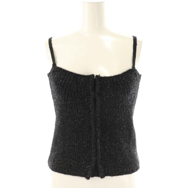 スタニングルアー STUNNING LURE ラメビスチェ キャミソール S 黒 /NR ■OS レ...