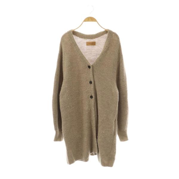 アメリヴィンテージ アメリ AMERI UND SOLID LONG STRAIGHT KNIT C...