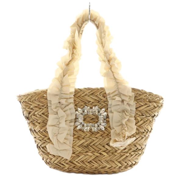 スナイデル SNIDEL ホーム HOME 25SS ビジューかごバッグ ハンド ベージュ アイボリ...