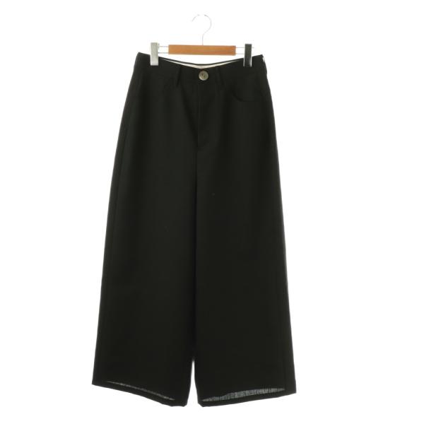 エンフォルド ENFOLD 26SS WIDE TROUSERS パンツ ワイド 38 ブラック /...