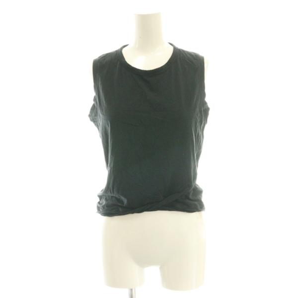 ルルレモン lululemon ツイストタンクトップ 黒 ブラック /SS ■OS レディース