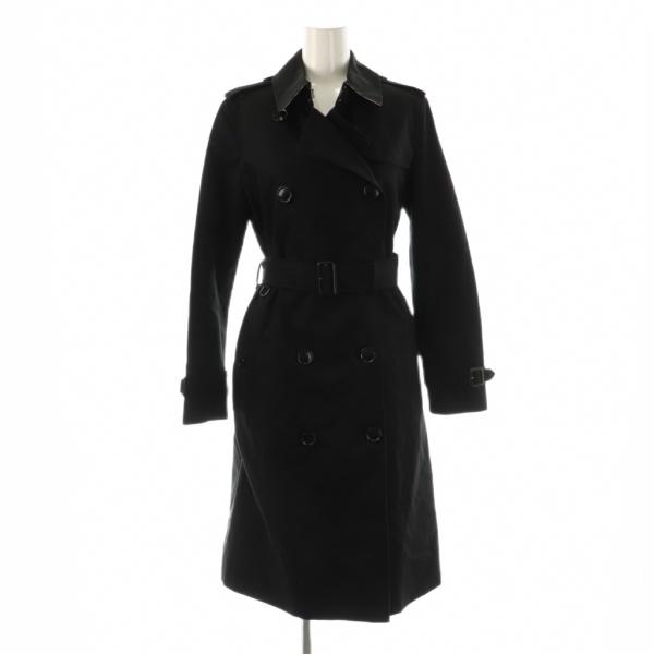 バーバリー BURBERRY THE KENSINGTON トレンチコート IT36 ブラック /E...