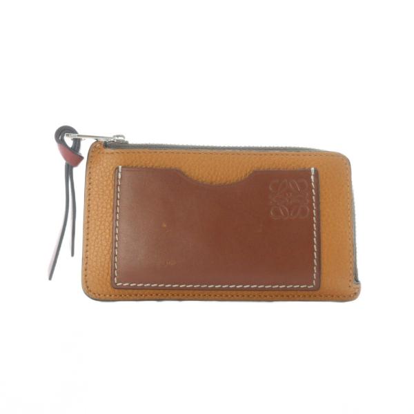 ロエベ LOEWE 財布 カードケース 小銭入れ ライトキャメル ラウンドファスナー c660z40...