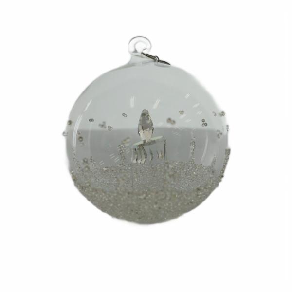 スワロフスキー SWAROVSKI クリスマス オーナメント ボール 2017年度限定品 クリアカラ...