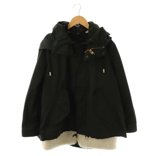 ザ リラクス THE RERACS M65 ボアライナーベスト付 ショート モッズコート 36 ブラ...