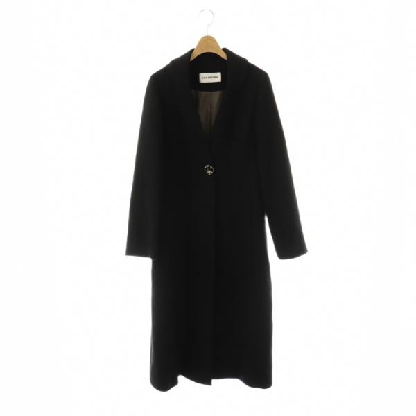 リリーブラウン Lily Brown チェスターコート ロング 1 ブラック /HK ■OS レディ...