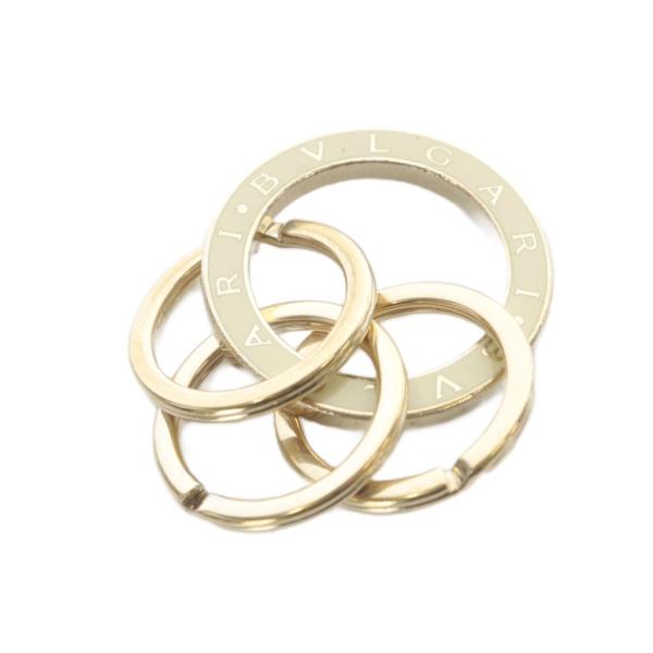 ブルガリ BVLGARI ブルガリ 3連キーホルダー ロゴ ゴールド色 /SR ■OH レディース