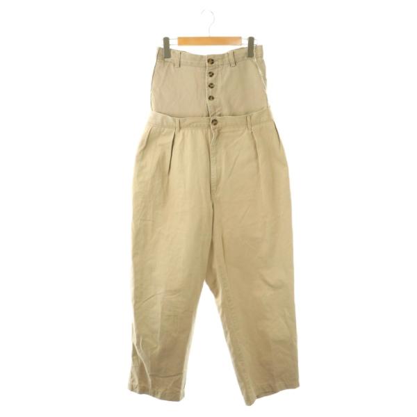 キイト QUIITO CITYSHOP別注 W WAIST PANTS パンツ 38 ベージュ /D...