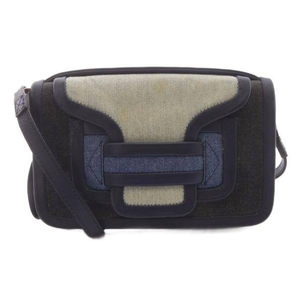 ピエールアルディ PIERRE HARDY デニム アルファ 2WAY ショルダーバッグ ハンドバッ...