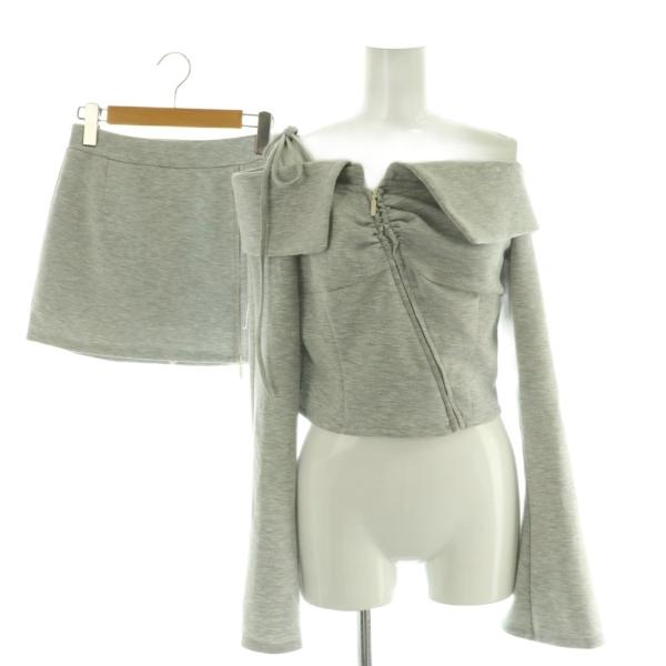 アンドマリー ANDMARY Retina zip set up セットアップ カットソー スカパン...