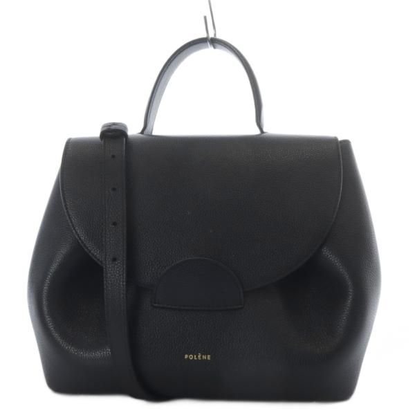 ポレーヌ POLENE Numero Un レザー ショルダーバッグ ハンドバッグ ワンハンドル ブ...