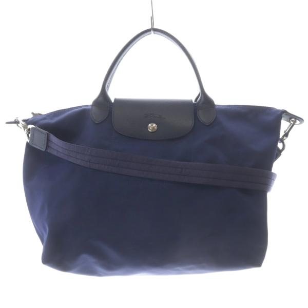 ロンシャン LONGCHAMP ル プリアージュ ショルダーバッグ 2WAYトートバッグ 青 ブルー...