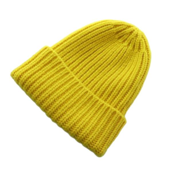 フレイ HURRAY カシミヤビーニー ニット帽 ニットキャップ 黄色 3811000255 509...