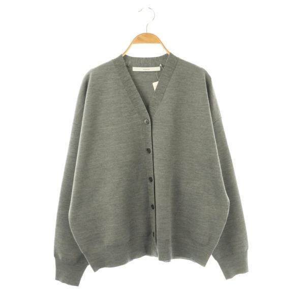 未使用品 フレームワーク Framework 25AW フォルムカーディガン ニット Vネック F ...