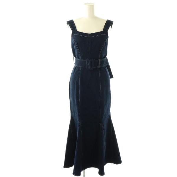 スナイデル SNIDEL コルセットマーメイドジャンスカ ワンピース デニム 0 インディゴ /ES...