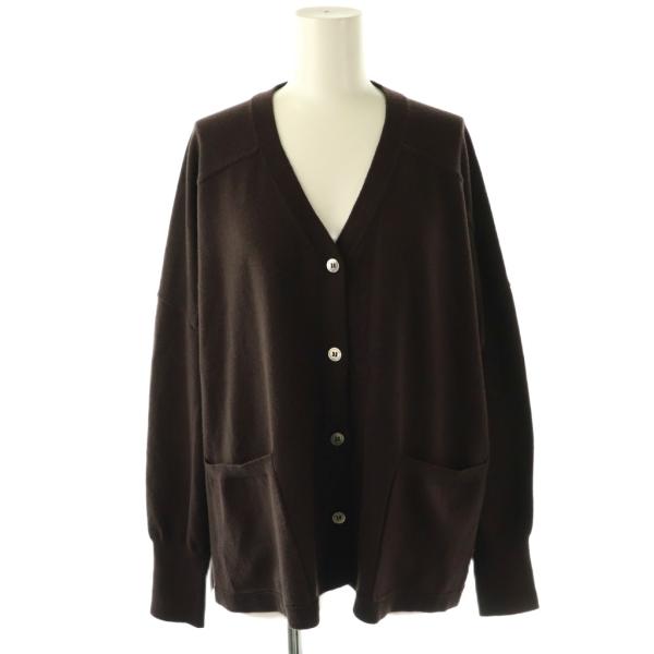 スローブ イエナ SLOBE IENA  24AW ウォッシャブルワイドシルエットカーディガン ニッ...